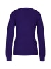 19V69 Italia by Versace V-Ausschnitt-Pullover Juliane in violett