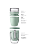 Mepal 2er Set Lunchpot mit Fruitpot Ellipse in Vivid Mauve
