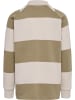 Hummel Polo "Loose Striped Polo Longsleeve" in Beige