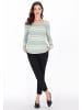 usha BLACK LABEL Women Sweater in sage green offwhite
