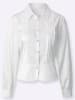creation L Satin-Bluse in ecru