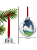 Mr. & Mrs. Panda Weihnachtskugel Einhorn Sternenhimmel Design oh... in Weiß
