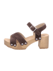 SOFTCLOX Plateau Sandaletten in Braun