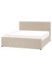 Beliani 2-tlg Doppelbett ROCHEFORT in Beige