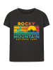 F4NT4STIC Box Tee US National Parks Rocky Mountain Sunset in schwarz