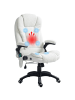 Vinsetto Massagestuhl-67B x 74T x 107-116H cm-Weiß