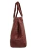 Samantha Look Handtasche echt Leder in bordeaux