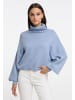 RISA Strick Rollkragenpullover in Blau