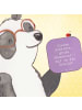 Mr. & Mrs. Panda Coaster Spruch Schulanfang Abenteuer mit Spruch in Lavendeltraum