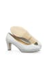 Gabor Fashion Plateau Pumps in Silber