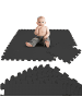 LittleTom Baby Spielmatte Ella 9-tlg. in schwarz