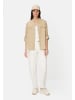 Camel Active Bluse mit Stehkragen und Knopfleiste in Sand