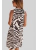 LASCANA Sommerkleid in creme-braun bedruckt