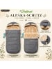 Kinderhaus Blaubär Kinderwagenfellsack Alpaka TOP in Braun