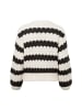 Y.A.S Pullover YASBubba in beige schwarz - 0001