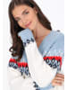 usha BLUE LABEL Women Cardigan in offwhite multicolor
