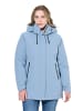 LAURASØN Funktionsjacke in grau-blau