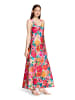 Vera Mont Blumenkleid mit Print in Yellow/Pink