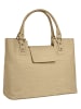 Cluty Handtasche echt Leder in beige