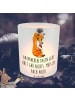 Mr. & Mrs. Panda Glas Windlicht Fuchs Depressionen mit Spruch in Transparent
