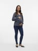 Vero Moda Umstandsjeans mit Skinny Fit in Dark Blue Denim