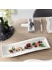 Villeroy & Boch 4er Set Antipastiteller NewWave 42 x 15 cm in weiß