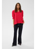 CULTURE Kurzarm-Bluse CUtala Relaxed fit in Racing Red