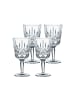 Nachtmann 4er Set Cocktailgläser / Weingläser Noblesse 355 ml in transparent