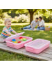 relaxdays 2x Sandkasten in Rosa - (B)38 x (H)8 x (T)25 cm