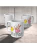 Mr. & Mrs. Panda Kindertasse Ostern Frühlingsgefühle mit Spruch in Weiß