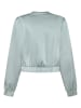 Zero  Blouson langarm in Silver Blue