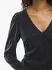 Vila Langarmshirt VIElainas in anthrazit silber - 0001