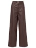 Object Wide Leg Hose in Seal Brown1