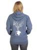 Life-Tree Hoodie für Damen in blau