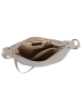 Toscanto Leder Schultertasche Toscanto Tasche hellgrau ca. 35cm