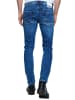 Rusty Neal Jeans Hose "MINO" Slim Fit Stretch Destroyed-Pants in Royal Blue