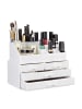 relaxdays 2x Makeup-Organizer in Weiß
