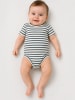 name it Kurzarm Body 3er-Set Gestreift Rundhals Bequem in Blau-3