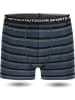 Normani Outdoor Sports 2er Pack Herren Merino Boxershorts in Navy/Schwarz/Grau