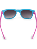 styleBREAKER Nerd Sonnenbrille in Hellblau-Pink / Grau Verlauf