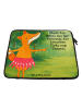 Mr. & Mrs. Panda Notebook Tasche Fuchs Ballerina Design mit Spruch in Weiß