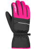 Reusch Fingerhandschuhe Alan Junior in 7720 black/pink glo