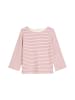 Marc O'Polo Streifen-T-Shirt relaxed in Dark Pink