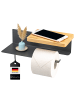 eluno Toilettenpapierhalter VARAZ ca. 31,5 x 9,5 x 13 cm (B/H/T)
