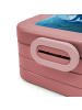 Mr. & Mrs. Panda MEPAL Bentobox Walfisch Thunfisch Design ohne S... in Rot Pastell