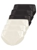 Nina von C. 6er Pack Damen Hüftslip in schwarz-champagner
