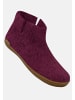 glerups Boots Kautschuksohle in Cranberry