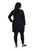 Ulla Popken Longshirt in schwarz