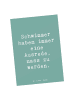 Mr. & Mrs. Panda Postkarte Spruch Schwimmen Ausrede mit Spruch in Meeresbrise