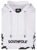 Southpole Windbreaker in white/black